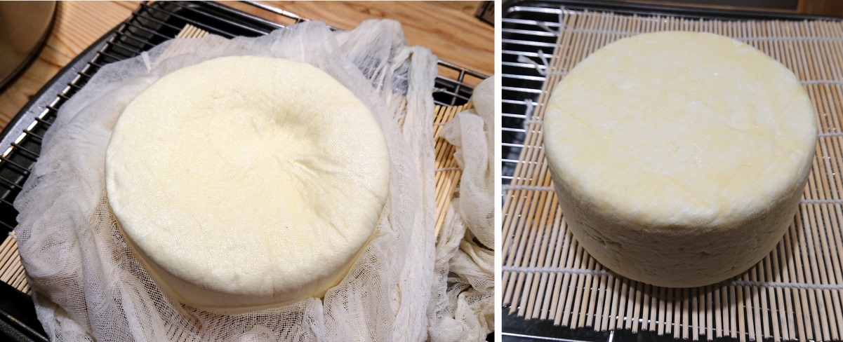 Démoulage de la tomme