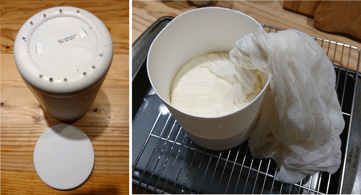 Molding the curd