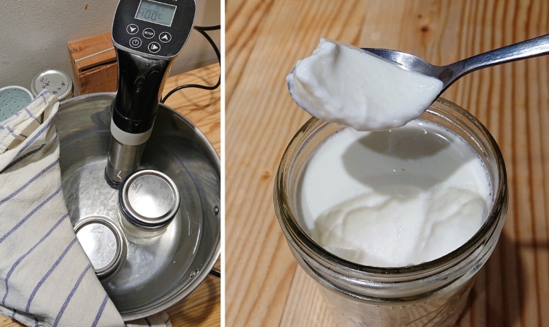 Yogurt making at home